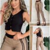 conjunto chaleco y pantalon